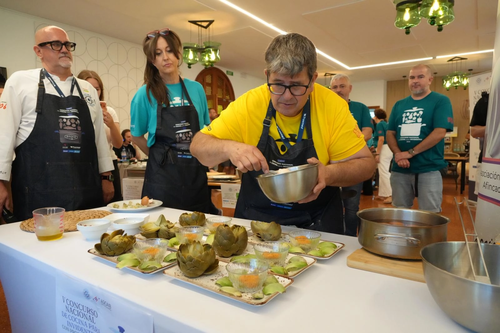 Palma acoge el V Concurso Nacional de Cocina para Personas Invidentes